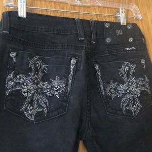 Black skinny miss me jeans - excellent condition
